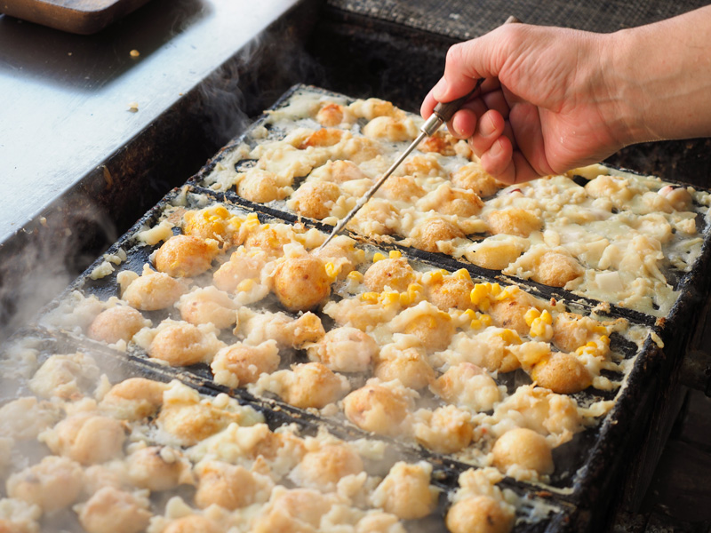 冷めても美味しいてったこのたこ焼き